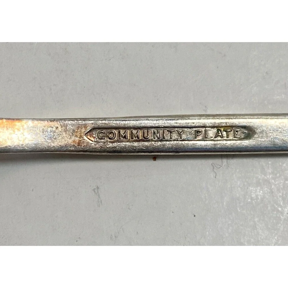 Lot 6 Cocktail Seafood Forks Oneida CORONATION Community Silver Plate Flatware